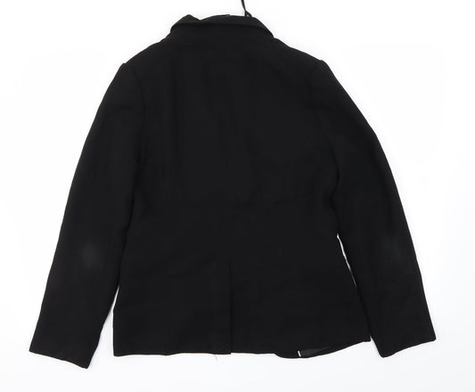Marks and Spencer Womens Black Jacket Blazer Size 12