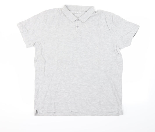 Preworn Mens Grey Houndstooth Polo Size XL