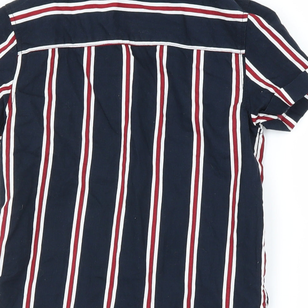 Primark Boys Black Striped Basic Button-Up Size 2-3 Years
