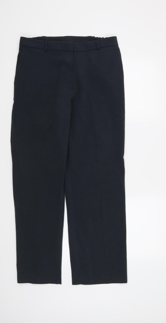 Preworn Womens Blue Trousers Size 12 L29 in