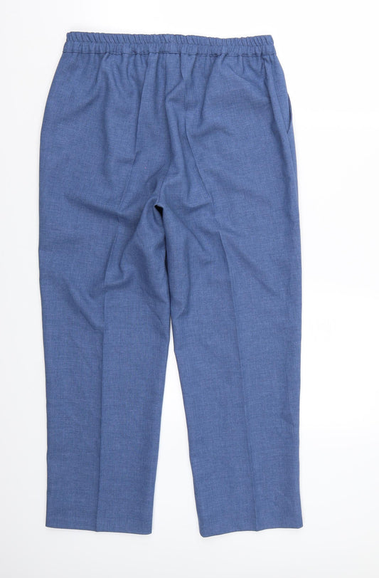 Aspens Womens Blue Trousers Size 12 L26 in