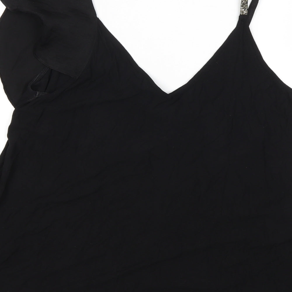 NEXT Womens Black Basic Tank Size 10
