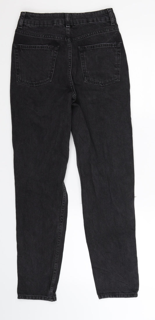 Topshop Womens Black Denim Skinny Jeans Size 25 in L32 in