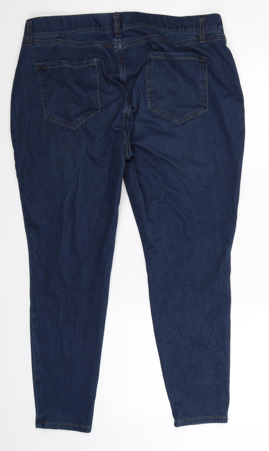 Amazon Womens Blue Denim Jegging Jeans Size XL L28 in