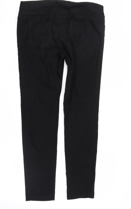 zink london Womens Black Skinny Jeans Size XL L27 in