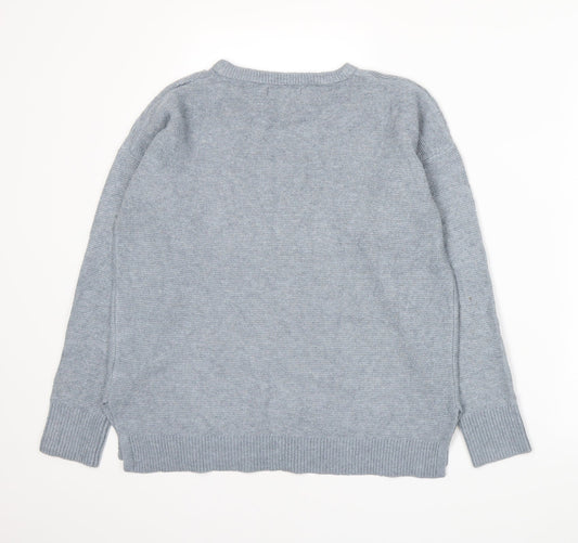 Primark Womens Blue Knit Pullover Jumper Size 10