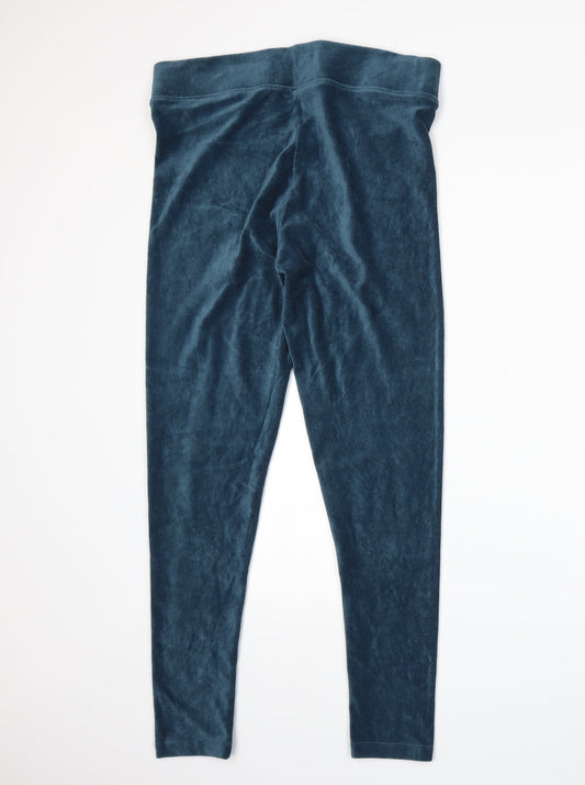 Marks and Spencer Womens Blue Sweatpants Trousers Size 14 L27 in