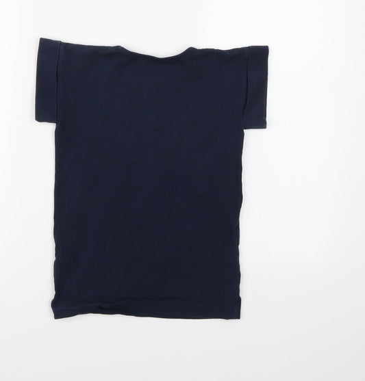 JESSIE AND JAMES Boys Blue Basic T-Shirt Size 10-11 Years