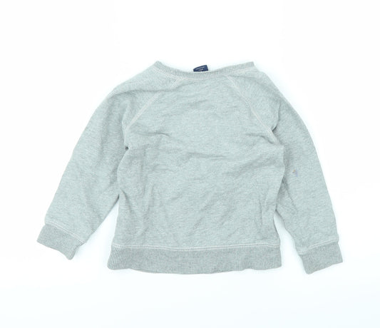 Gap Boys Grey Pullover Jumper Size 3 Years