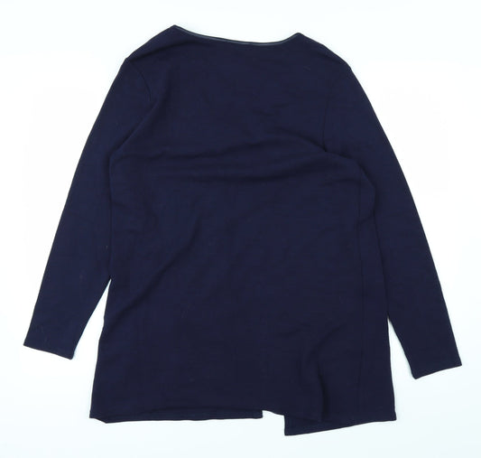 Roman Originals Womens Blue Cardigan Jumper Size M