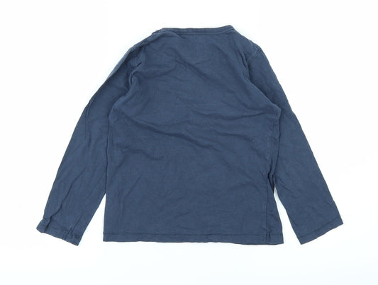 NEXT Girls Blue Basic T-Shirt Size 5-6 Years