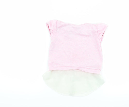Healthtex Girls Pink Basic T-Shirt Size 3 Years