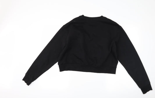 H&M Womens Black Pullover Sweatshirt Size M