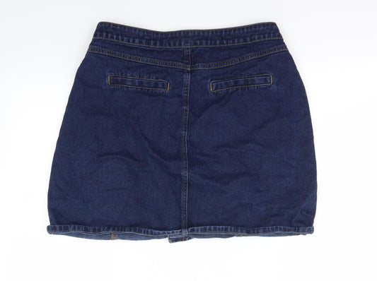 new look Womens Blue Mini Skirt Size 14