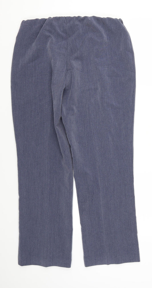 Classic Womens Blue Trousers Size 12 L27 in