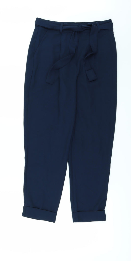 ASOS Womens Blue Trousers Size 6 L24 in