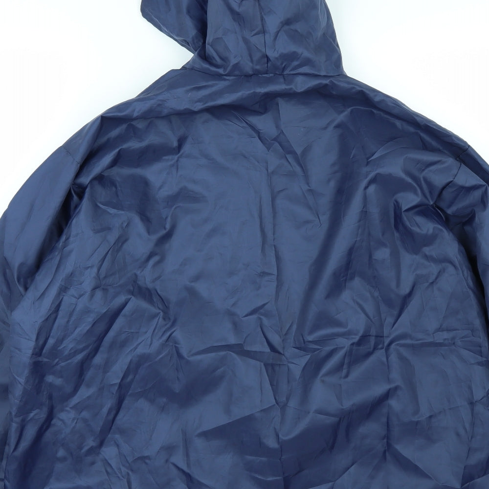 rainy days Womens Blue Rain Coat Jacket Size S