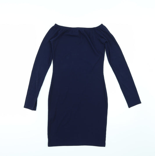boohoo Womens Blue Bodycon Size 8