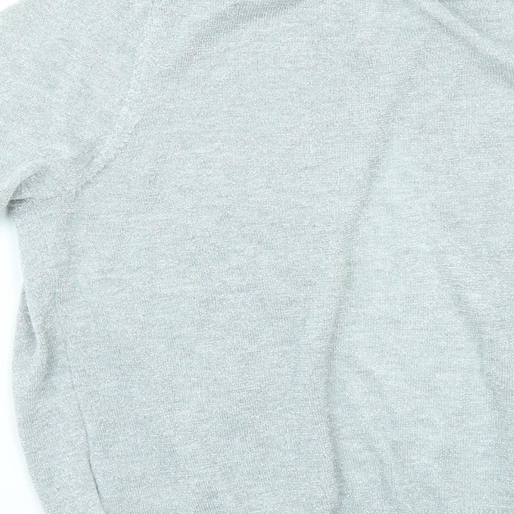Marks and Spencer Womens Silver Cape Jumper Size 14