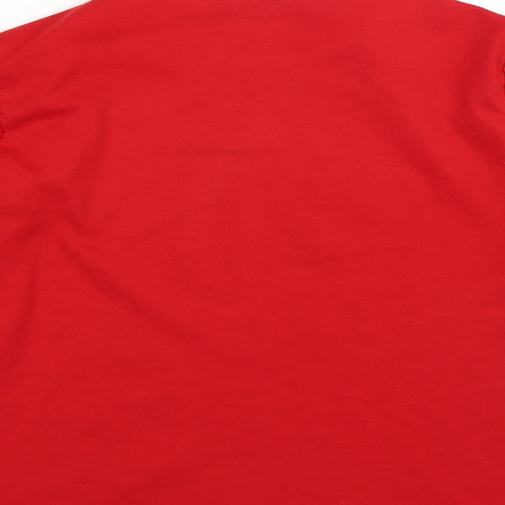 Zara Womens Red Pullover Jumper Size S