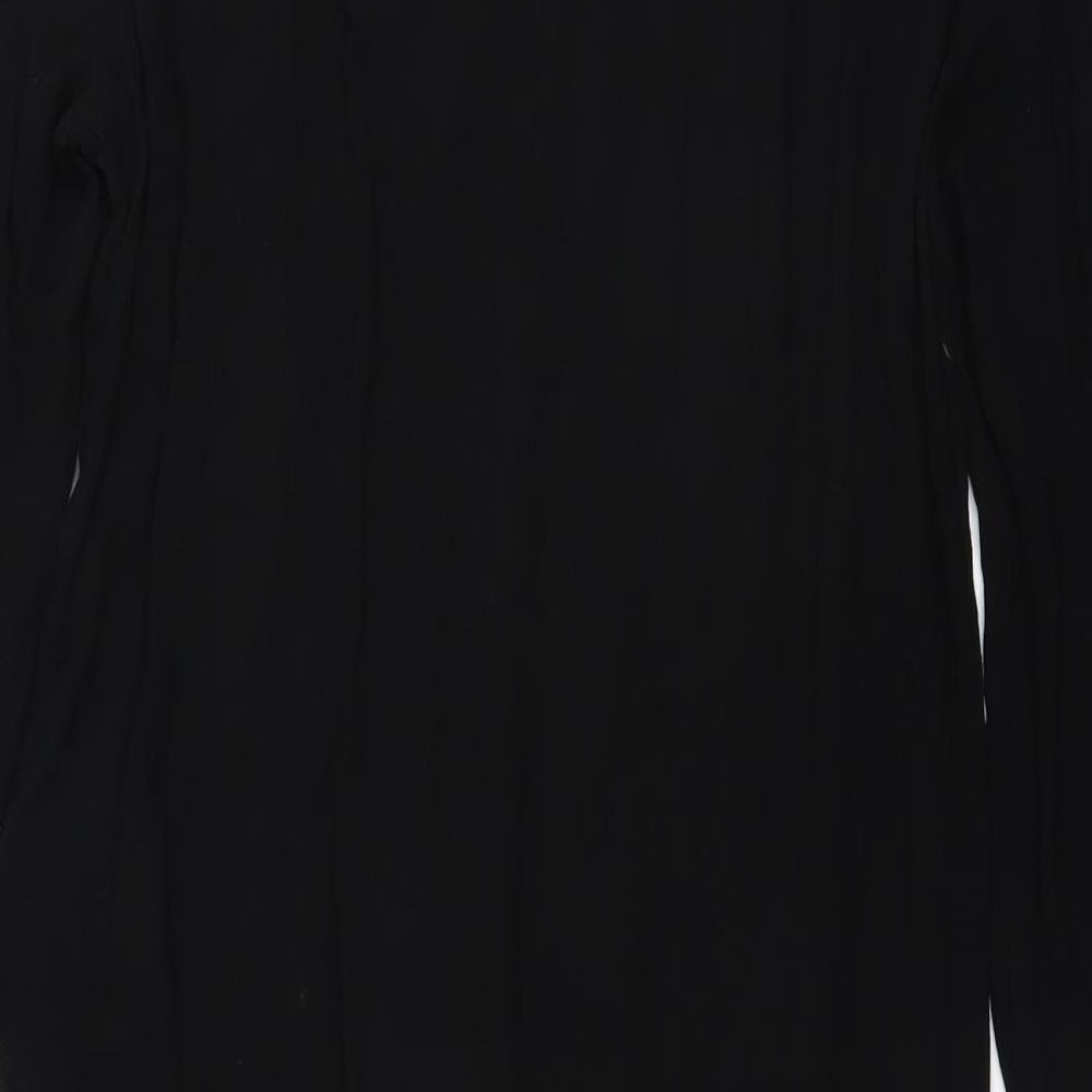 H&M Womens Black Shirt Dress Size 10