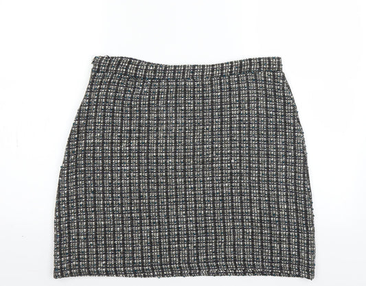 Sainsburys Womens Black A-Line Skirt Size 10
