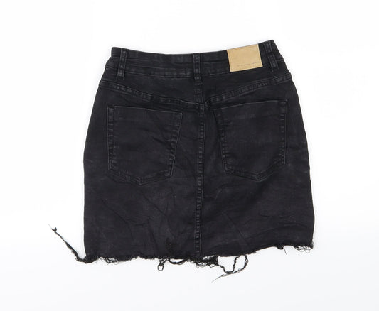 FACTORIE Womens Black Denim A-Line Skirt Size 8