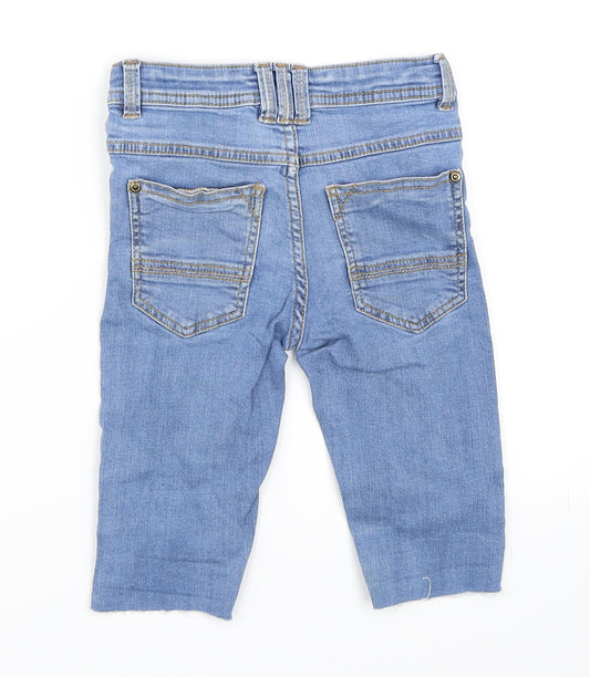 Vertbaudet Girls Blue Denim Straight Jeans Size 8 Years