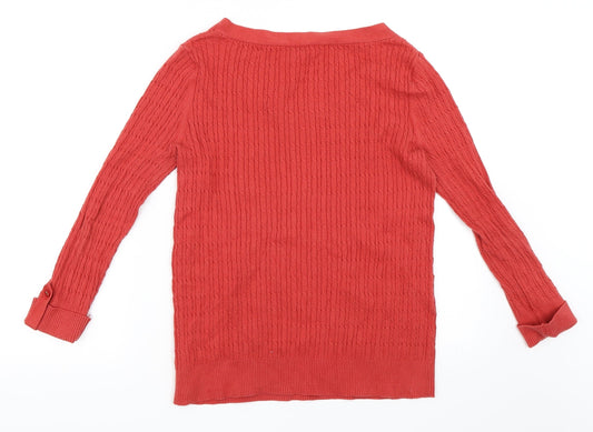 CC Womens Orange Pullover Jumper Size M