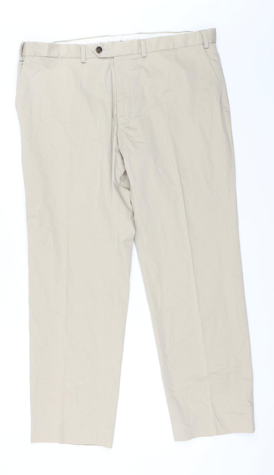 Marks and Spencer Womens Beige Trousers Size 38 in L29 in