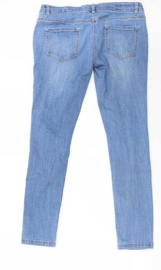 colline Womens Blue Skinny Jeans Size 32 in L28 in