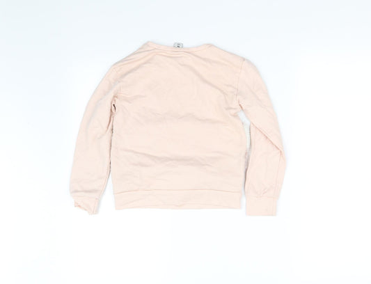 Tu Girls Beige Pullover Sweatshirt Size 8 Years