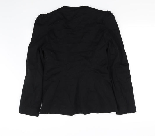 Love Label Womens Black Jacket Blazer Size 12