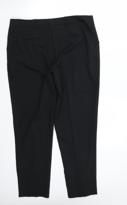Dorothy Perkins Womens Black Trousers Size 14 L30 in