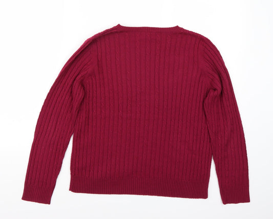 BHS Womens Purple Pullover Jumper Size 12