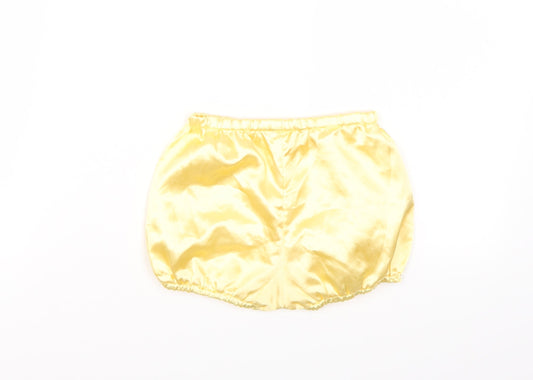 Preworn Boys Yellow Cropped Trousers Size 12-18 Months