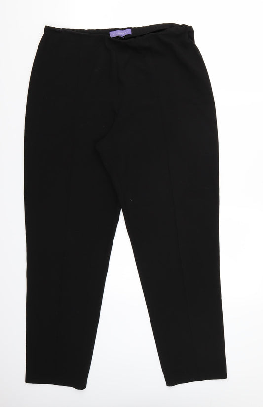 Autonomy Womens Black Trousers Size 14 L29 in