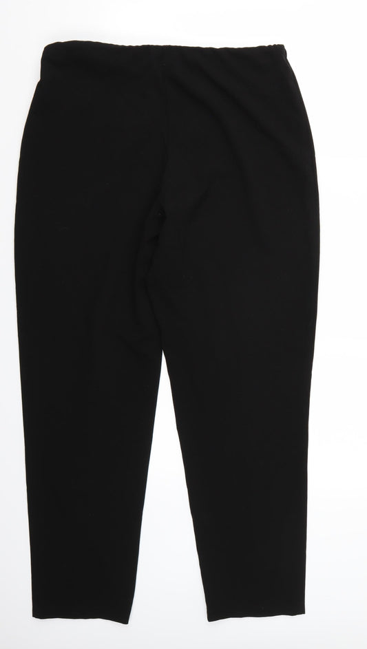 Autonomy Womens Black Trousers Size 14 L29 in
