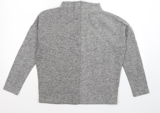 RESERVED Womens Grey Knit Pullover Jumper Size S