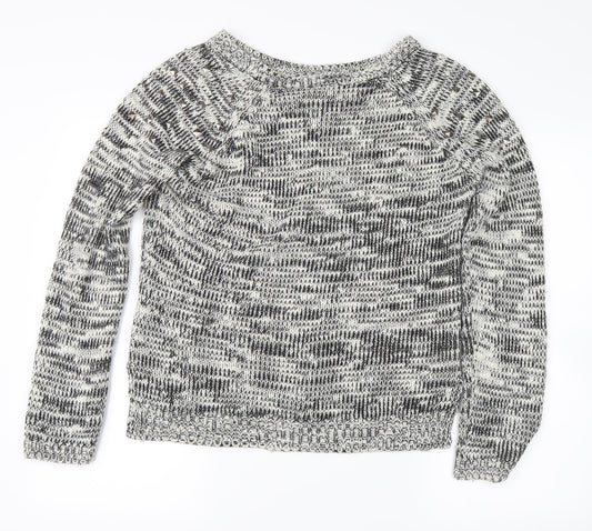 New Look Womens Grey Pullover Jumper Size 10