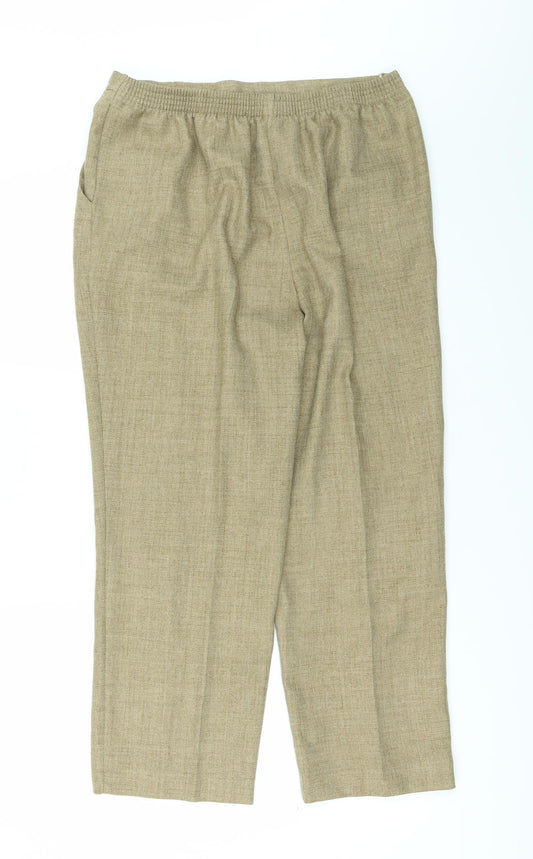 Classics Womens Brown Trousers Size 14 L27 in
