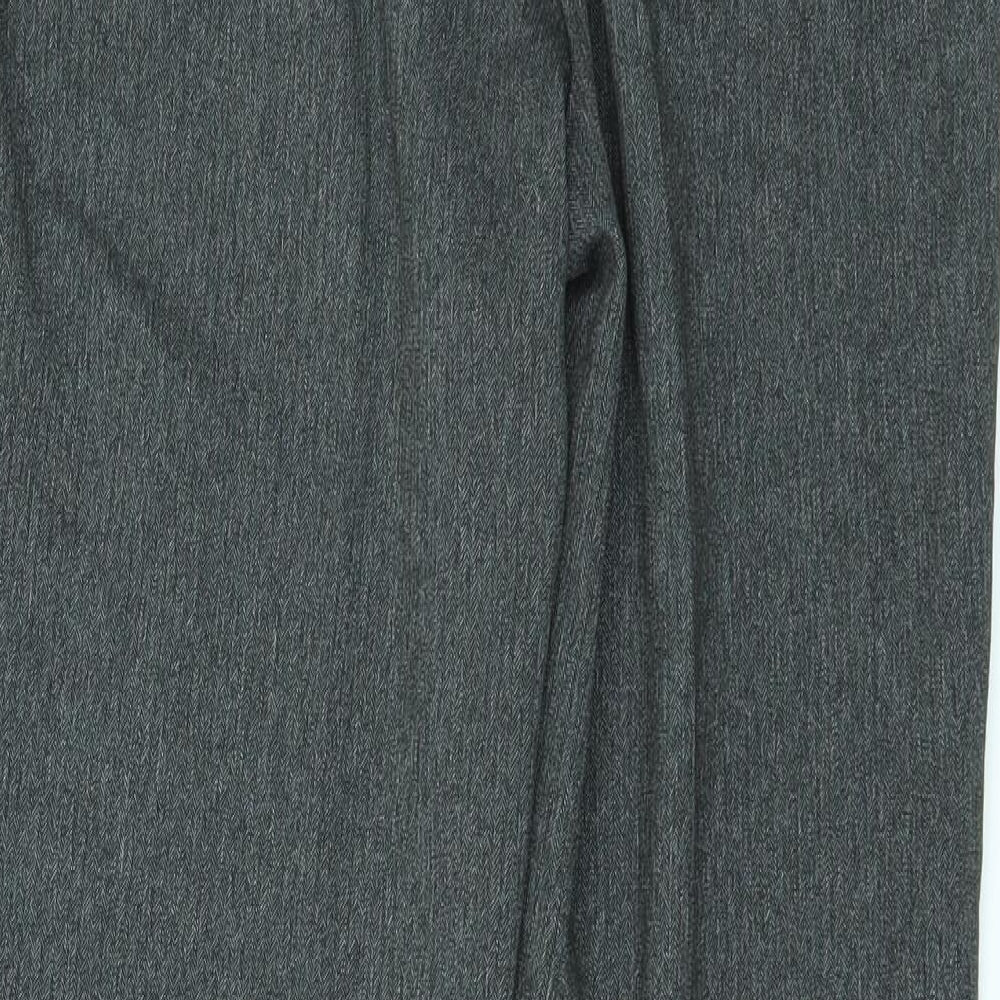 Papaya Womens Grey Trousers Size 10 L28 in