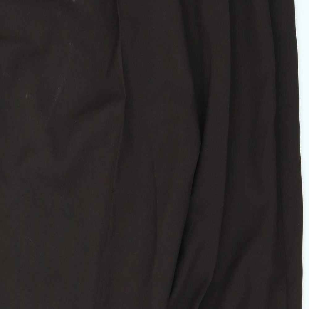 Preworn Womens Brown Trousers Size 22 L29 in