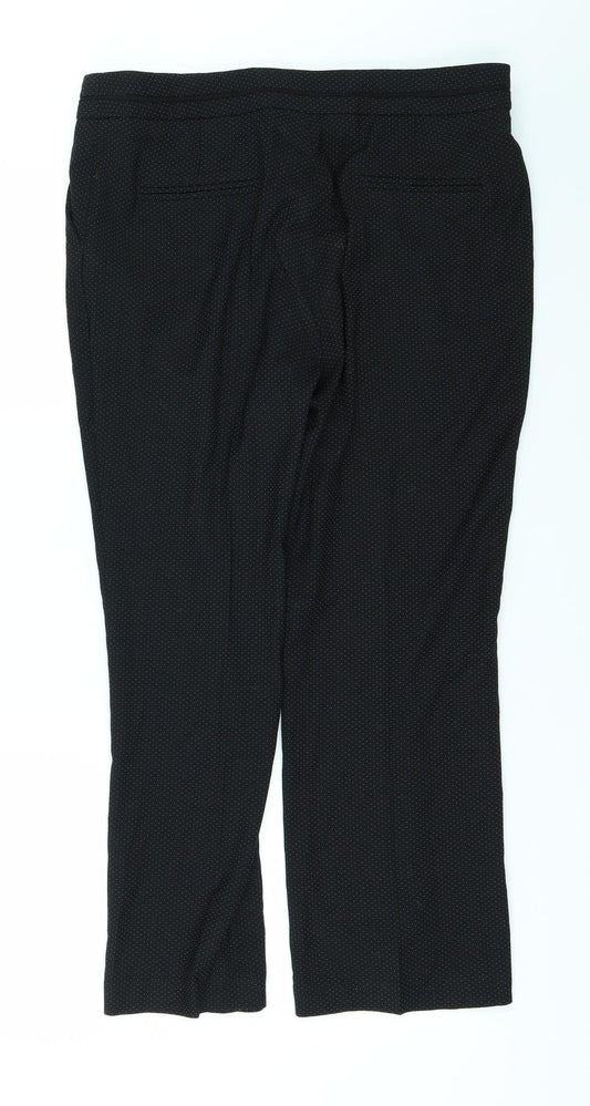 NEXT Womens Black Trousers Size 10 L23 in