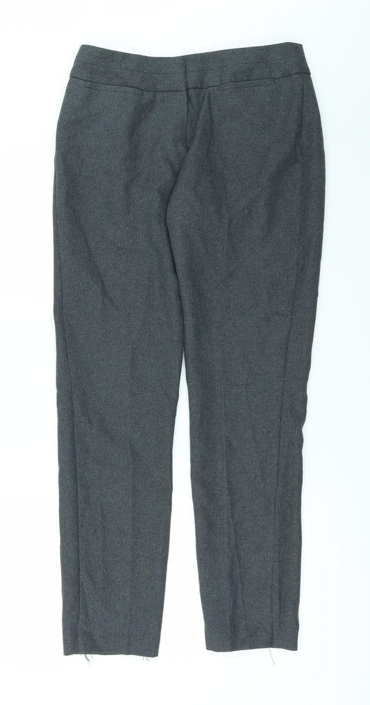 C.TRUTEX Womens Grey Trousers Size 26 L21 in