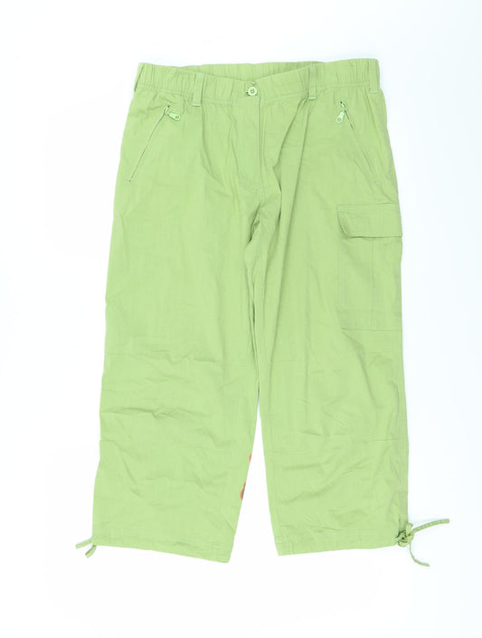 FG Womens Green Trousers Size M L22 in
