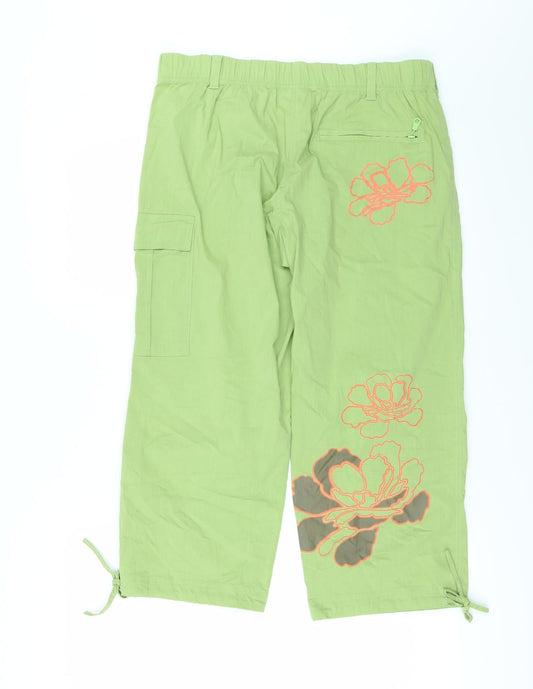 FG Womens Green Trousers Size M L22 in
