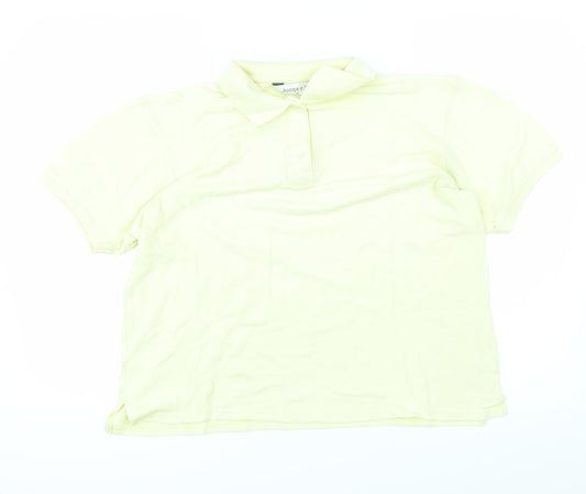Jumper Mens Yellow Polo Size M