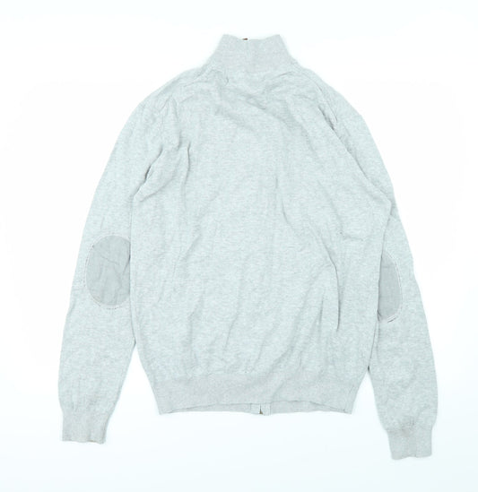David Jones Womens Grey Full Zip Jumper Size M
