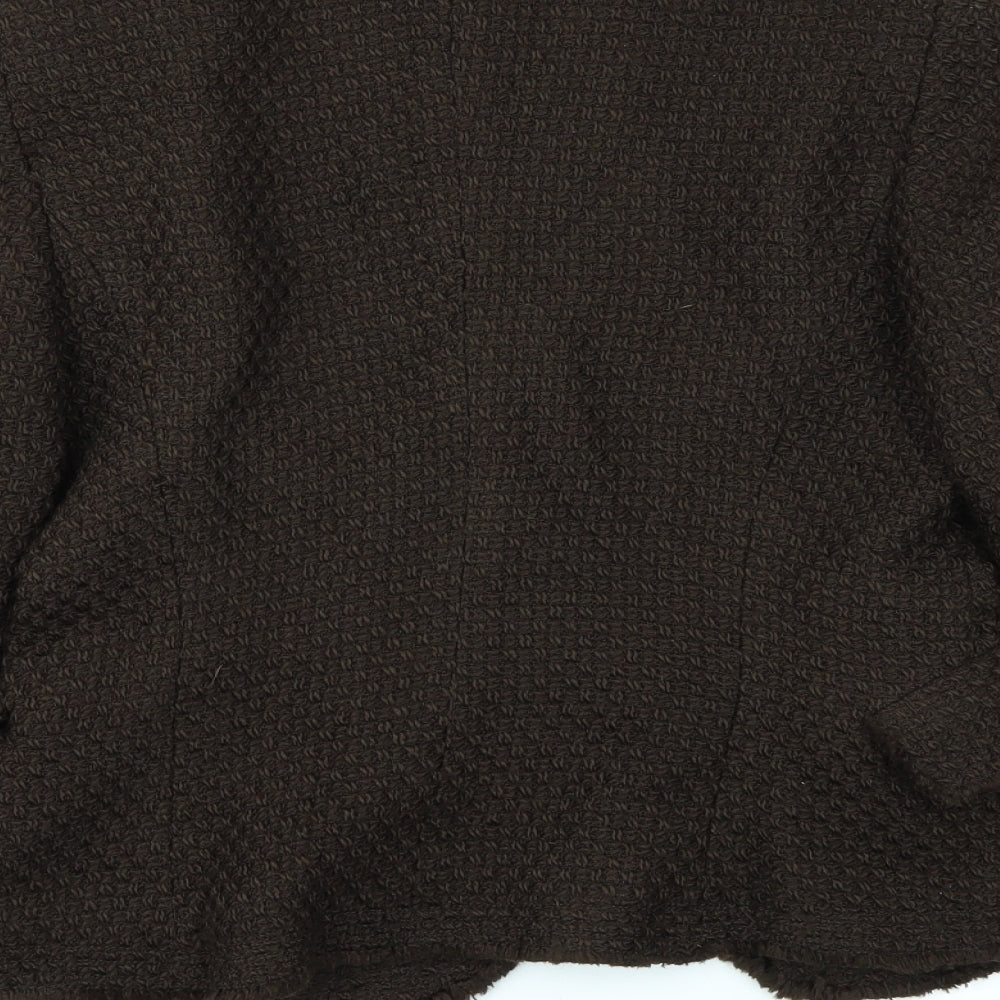 Zara Womens Brown Jacket Size 10